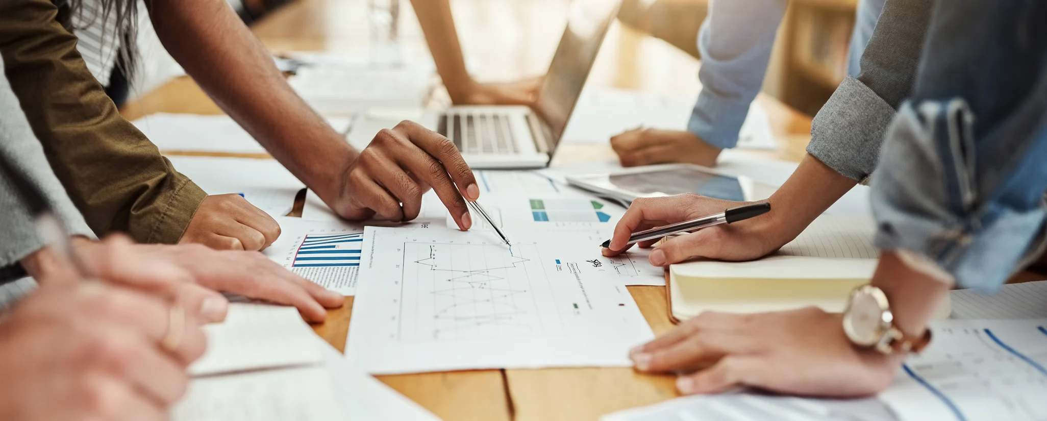 Professionals collaborating to support inclusive technology employment