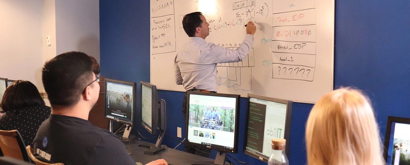 Hero image representing Melwood’s abilIT training and support services